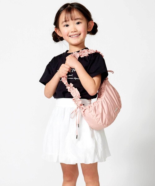BeBe（ベベ）の「タフタフリルショルダーバッグ（ショルダーバッグ・キッズ・ピンク/ブルー・FREE）」の3枚目の写真