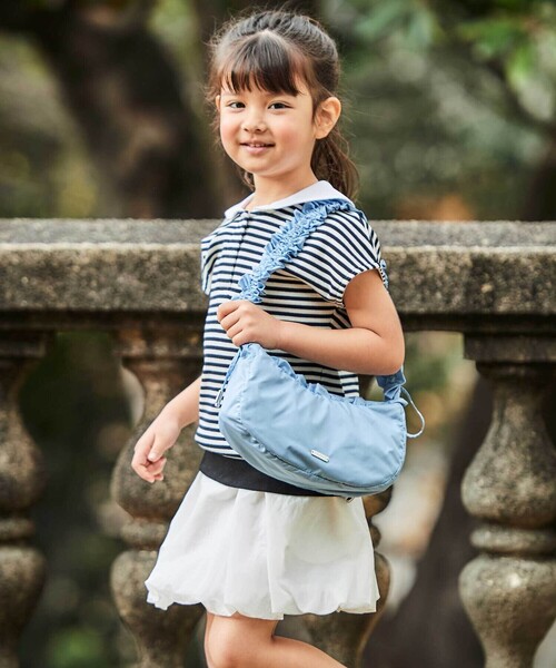 BeBe（ベベ）の「タフタフリルショルダーバッグ（ショルダーバッグ・キッズ・ピンク/ブルー・FREE）」の4枚目の写真