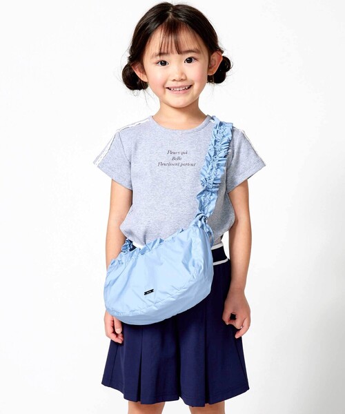 BeBe（ベベ）の「タフタフリルショルダーバッグ（ショルダーバッグ・キッズ・ピンク/ブルー・FREE）」の5枚目の写真