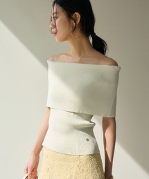 anuans（アニュアンス）の「ソフトフィットオフショルニットトップス（ニット/セーター）」