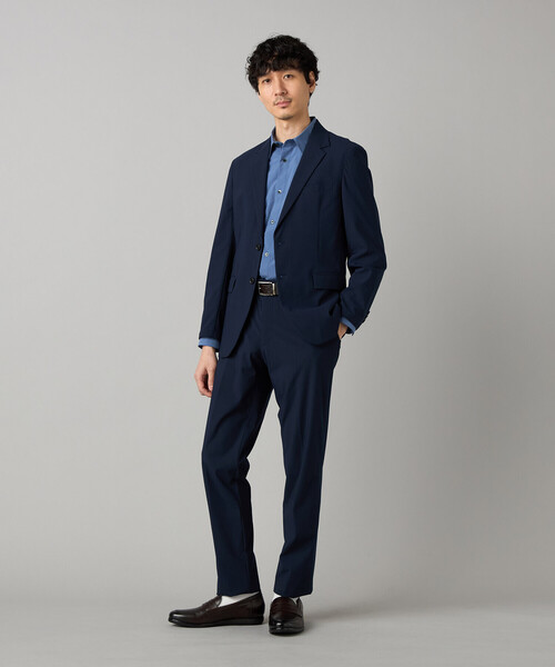 COMME CA MEN(コムサメン)の「【セットアップ対応】福井産 ナイロントリコットジャージー ジャケット(テーラードジャケット・メンズ・グレー・M/L/S)」の8枚目の写真