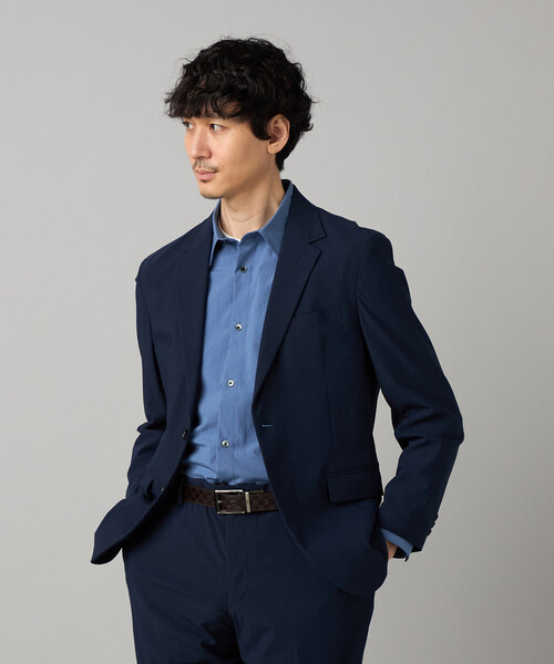 COMME CA MEN(コムサメン)の「【セットアップ対応】福井産 ナイロントリコットジャージー ジャケット(テーラードジャケット・メンズ・グレー・M/L/S)」の11枚目の写真