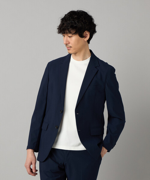 COMME CA MEN(コムサメン)の「【セットアップ対応】福井産 ナイロントリコットジャージー ジャケット(テーラードジャケット・メンズ・グレー・M/L/S)」の13枚目の写真