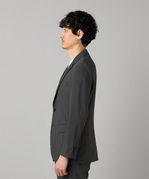 COMME CA MEN(コムサメン)の「【セットアップ対応】福井産 ナイロントリコットジャージー ジャケット(テーラードジャケット・メンズ・グレー・M/L/S)」の16枚目の写真