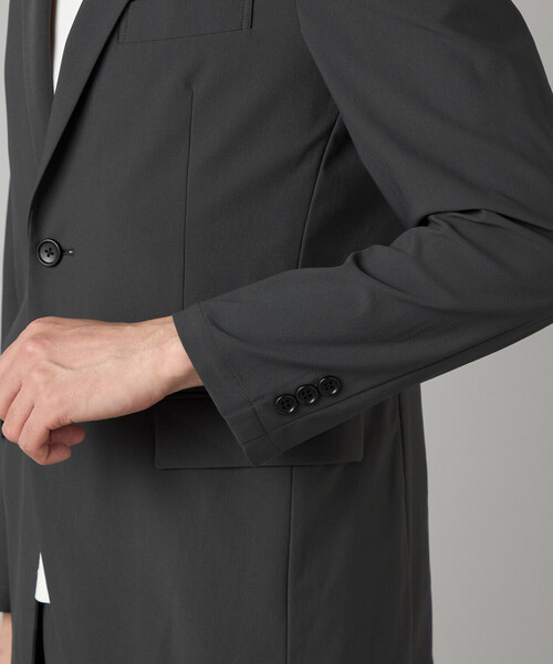 COMME CA MEN(コムサメン)の「【セットアップ対応】福井産 ナイロントリコットジャージー ジャケット(テーラードジャケット・メンズ・グレー・M/L/S)」の20枚目の写真