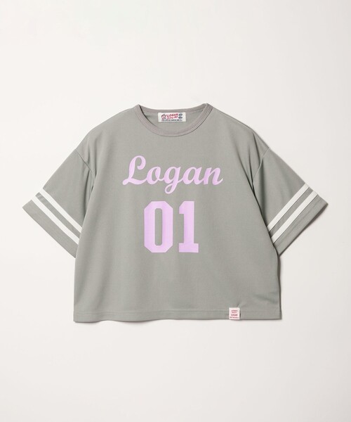 別注】＜LOGAN knitting mills＞ナンバリング Tシャツ / キッズ 120cm