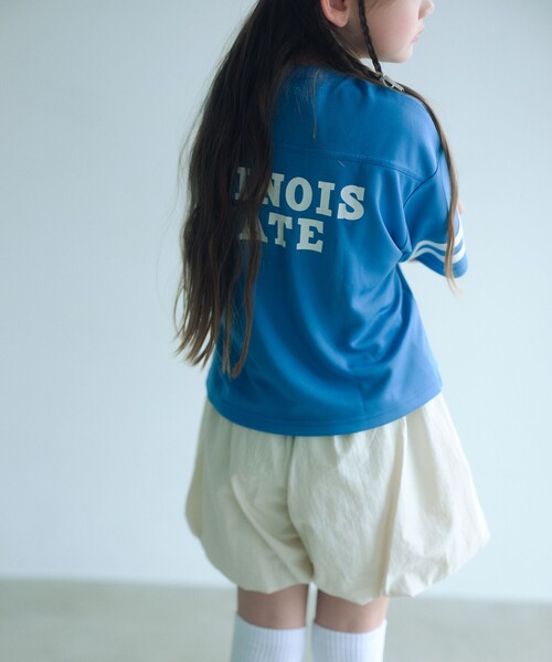 green label relaxing（グリーンレーベルリラクシング）の「【別注】＜LOGAN knitting mills＞ナンバリング Tシャツ / キッズ  120cm-160cm（Tシャツ/カットソー・キッズ・ライトピンク/ダークグレー/コバルトブルー・130cm/120cm/160cm/150cm/140cm）」の10枚目の写真