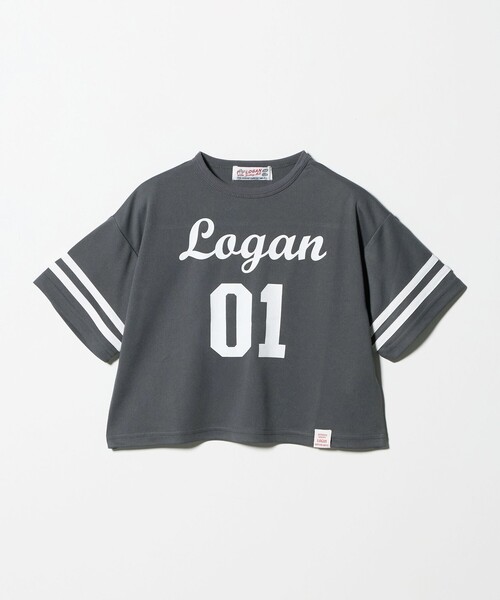 green label relaxing（グリーンレーベルリラクシング）の「【別注】＜LOGAN knitting mills＞ナンバリング Tシャツ / キッズ  120cm-160cm（Tシャツ/カットソー・キッズ・ライトピンク/ダークグレー/コバルトブルー・130cm/120cm/160cm/150cm/140cm）」の12枚目の写真