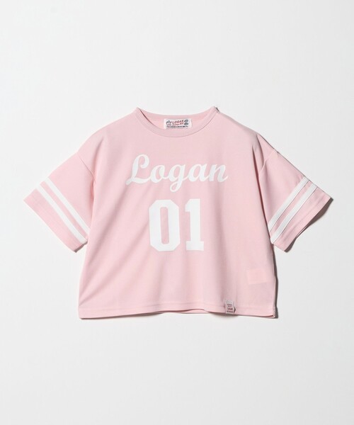 green label relaxing（グリーンレーベルリラクシング）の「【別注】＜LOGAN knitting mills＞ナンバリング Tシャツ / キッズ  120cm-160cm（Tシャツ/カットソー・キッズ・ライトピンク/ダークグレー/コバルトブルー・130cm/120cm/160cm/150cm/140cm）」の20枚目の写真