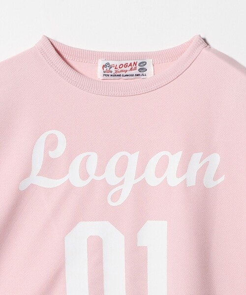 green label relaxing(グリーンレーベルリラクシング)の「【別注】<LOGAN knitting mills>ナンバリング Tシャツ / キッズ 120cm-160cm(Tシャツ/カットソー・キッズ・ライトピンク/ダークグレー/コバルトブルー/グレー・130cm/120cm/160cm/150cm/140cm)」の9枚目の写真