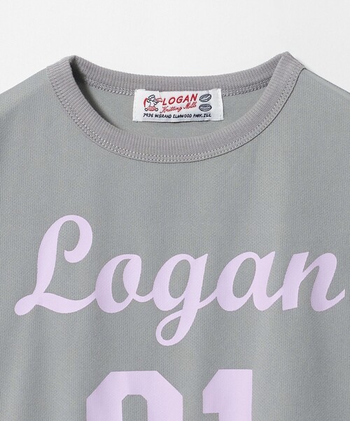 green label relaxing(グリーンレーベルリラクシング)の「【別注】<LOGAN knitting mills>ナンバリング Tシャツ / キッズ 120cm-160cm(Tシャツ/カットソー・キッズ・ライトピンク/ダークグレー/コバルトブルー/グレー・130cm/120cm/160cm/150cm/140cm)」の15枚目の写真