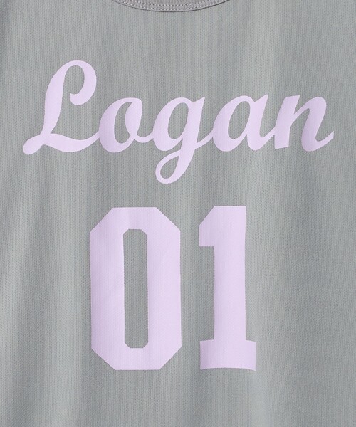 green label relaxing(グリーンレーベルリラクシング)の「【別注】<LOGAN knitting mills>ナンバリング Tシャツ / キッズ 120cm-160cm(Tシャツ/カットソー・キッズ・ライトピンク/ダークグレー/コバルトブルー/グレー・130cm/120cm/160cm/150cm/140cm)」の16枚目の写真