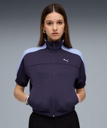 PUMA WNS SHORT SLEEVE TRACK JACKET(プーマ ウィメンズ ショートスリーブ トラックジャケット)