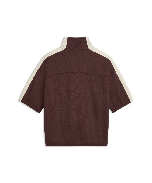 PUMA(プーマ)の「PUMA WNS SHORT SLEEVE TRACK JACKET(プーマ ウィメンズ ショートスリーブ トラックジャケット)(ジャージ・レディース・ブラック系/ブラウン系/ネイビー系・SMALL/MEDIUM/LARGE)」の10枚目の写真