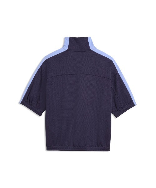 PUMA(プーマ)の「PUMA WNS SHORT SLEEVE TRACK JACKET(プーマ ウィメンズ ショートスリーブ トラックジャケット)(ジャージ・レディース・ブラック系/ブラウン系/ネイビー系・SMALL/MEDIUM/LARGE)」の6枚目の写真
