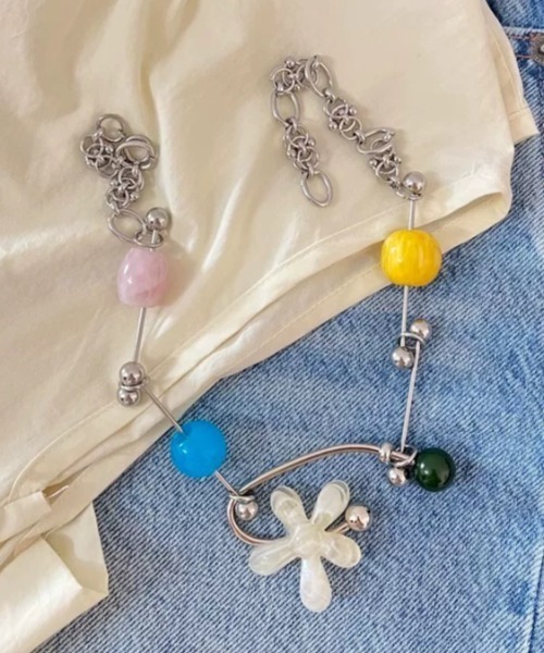 Vipoa(ヴィポア)の「Modern multi beads choker(ネックレス・レディース・シルバー系その他3/シルバー系その他2/シルバー系その他・FREE)」の22枚目の写真
