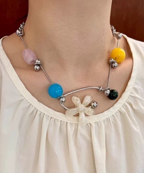 Vipoa(ヴィポア)の「Modern multi beads choker(ネックレス・レディース・シルバー系その他3/シルバー系その他2/シルバー系その他・FREE)」の20枚目の写真