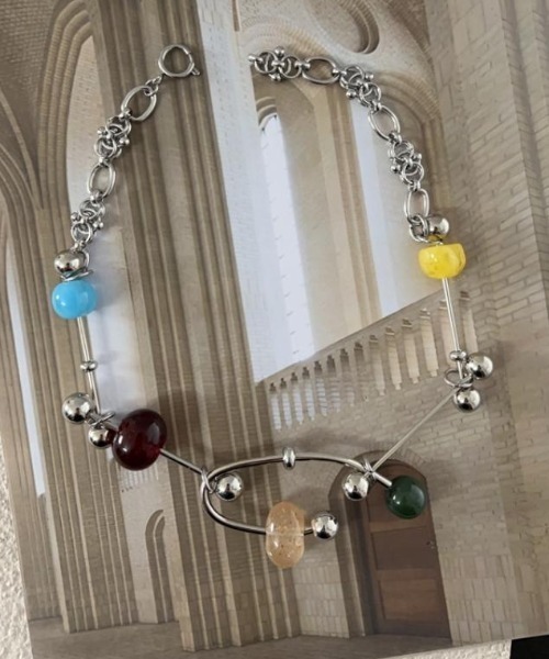 Vipoa(ヴィポア)の「Modern multi beads choker(ネックレス・レディース・シルバー系その他3/シルバー系その他2/シルバー系その他・FREE)」の11枚目の写真