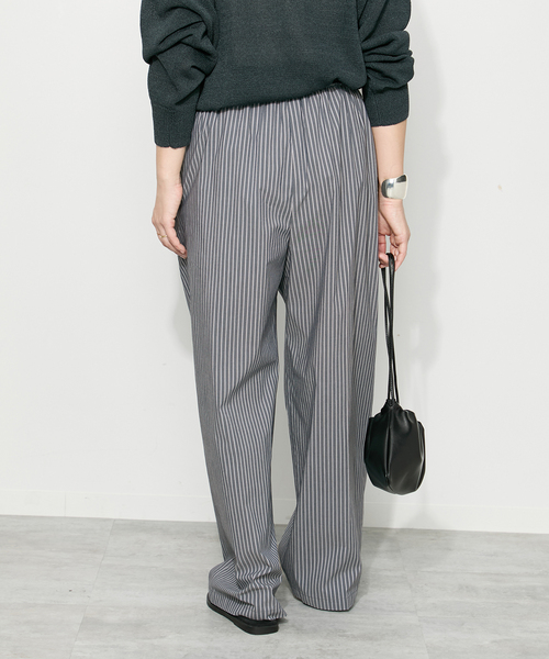 journal standard L'essage（ジャーナルスタンダードレサージュ）の「タイプライターイージーワイドパンツ（その他パンツ・レディース・ライトグレー・40/38/36）」の11枚目の写真