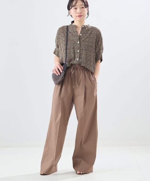 journal standard L'essage（ジャーナルスタンダードレサージュ）の「タイプライターイージーワイドパンツ（その他パンツ・レディース・ライトグレー・40/38/36）」の14枚目の写真