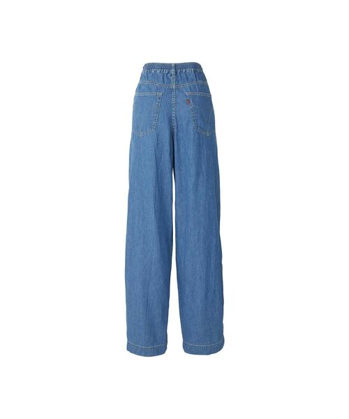 HYSTERIC GLAMOUR（ヒステリックグラマー）の「綿麻デニムタックパンツ（その他パンツ・レディース・ブラック/ライトインディゴブルー・FREE）」の3枚目の写真