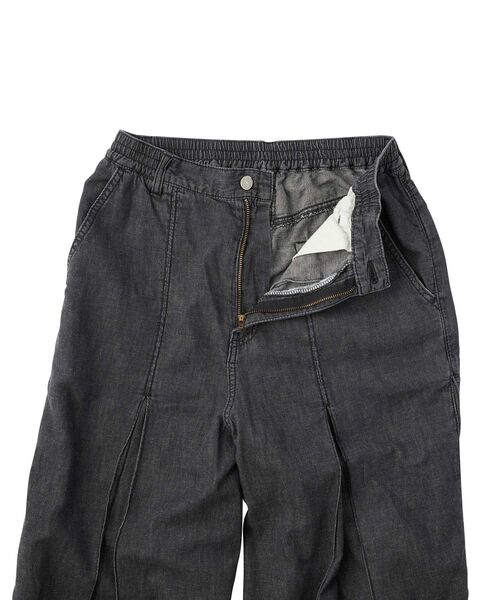 HYSTERIC GLAMOUR（ヒステリックグラマー）の「綿麻デニムタックパンツ（その他パンツ・レディース・ブラック/ライトインディゴブルー・FREE）」の11枚目の写真