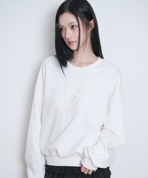 ILLIGO（イリゴ）の「129 ロゴパッチバルーンスウェットホワイト（スウェット・レディース・その他・SMALL/MEDIUM）」の2枚目の写真