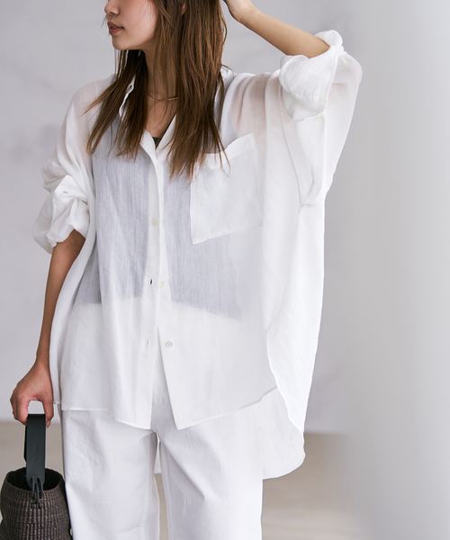 RAMIE LYOCELL VOLUME シャツ（シャツ/ブラウス）｜Plage（プラージュ