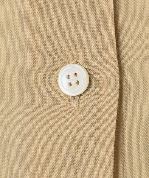 plage(プラージュ)の「RAMIE LYOCELL VOLUME シャツ(シャツ/ブラウス・レディース・ブルー/ベージュ系その他/ブラウン/ホワイト・FREE)」の5枚目の写真
