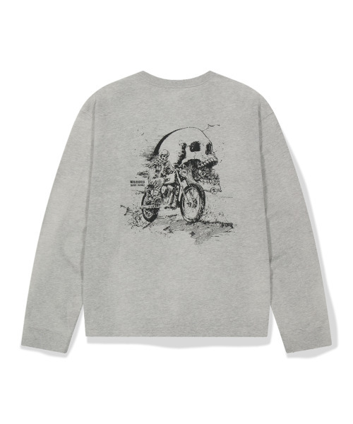 WKNDRS（ウィーキャンドース）の「[KOIN SEOUL] DEATH RIDER LS T-SHIRT (M.GREY)（Tシャツ/カットソー・レディース・その他・MEDIUM/LARGE/X-LARGE）」の6枚目の写真