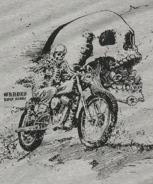 WKNDRS（ウィーキャンドース）の「[KOIN SEOUL] DEATH RIDER LS T-SHIRT (M.GREY)（Tシャツ/カットソー・レディース・その他・MEDIUM/LARGE/X-LARGE）」の10枚目の写真