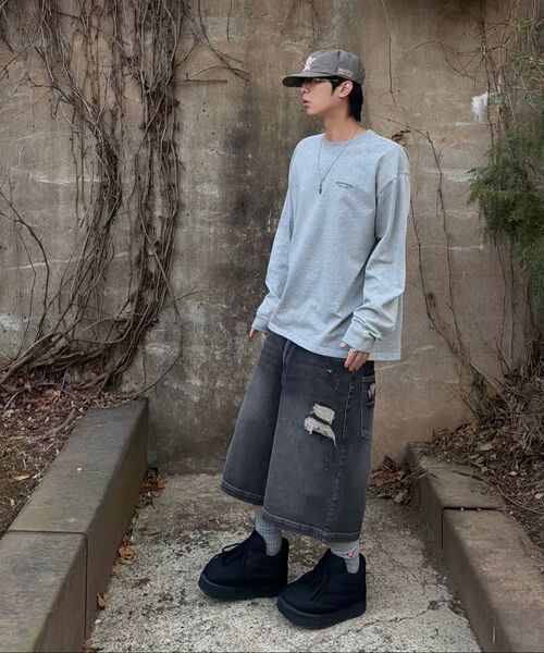 WKNDRS（ウィーキャンドース）の「[KOIN SEOUL] DEATH RIDER LS T-SHIRT (M.GREY)（Tシャツ/カットソー・レディース・その他・MEDIUM/LARGE/X-LARGE）」の5枚目の写真