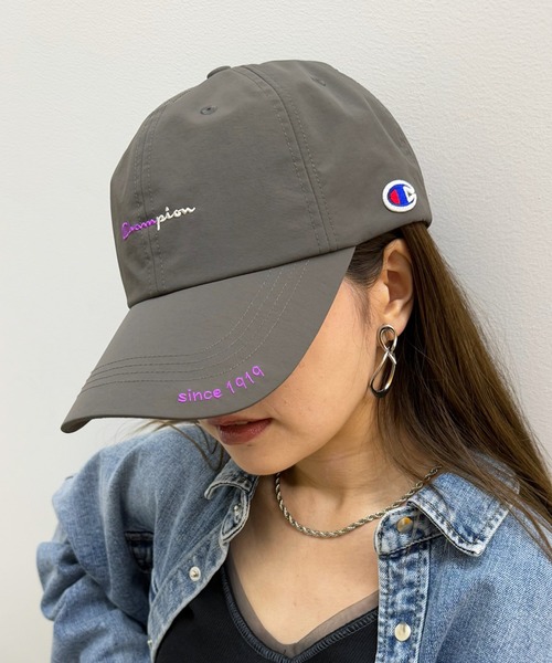 Champion(チャンピオン)の「【Champion】遮熱タフタロングハイキャップ 181-0315(キャップ・レディース・アイボリー/ブラック/チャコールグレー・FREE)」の5枚目の写真