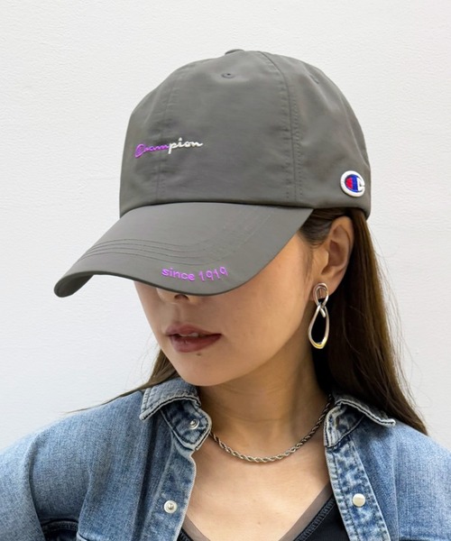 Champion(チャンピオン)の「【Champion】遮熱タフタロングハイキャップ 181-0315(キャップ・レディース・アイボリー/ブラック/チャコールグレー・FREE)」の6枚目の写真