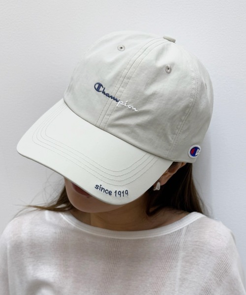 Champion(チャンピオン)の「【Champion】遮熱タフタロングハイキャップ 181-0315(キャップ・レディース・アイボリー/ブラック/チャコールグレー・FREE)」の13枚目の写真