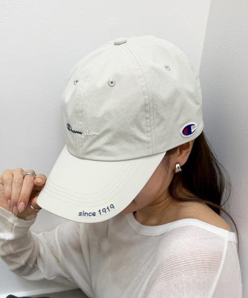 Champion(チャンピオン)の「【Champion】遮熱タフタロングハイキャップ 181-0315(キャップ・レディース・アイボリー/ブラック/チャコールグレー・FREE)」の14枚目の写真