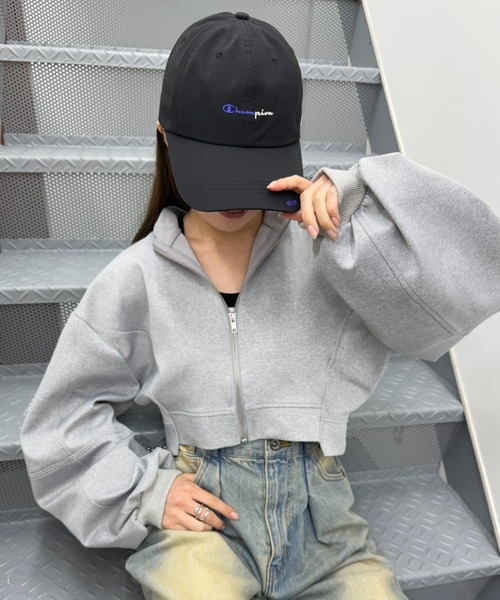 Champion(チャンピオン)の「【Champion】遮熱タフタロングハイキャップ 181-0315(キャップ・レディース・アイボリー/ブラック/チャコールグレー・FREE)」の22枚目の写真