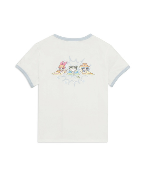 PUMA(プーマ)の「PUMA プーマ ウィメンズ PUMA x パワーパフ ガールズ バック プリント リンガ(Tシャツ/カットソー・レディース・ホワイト/グリーン・X-LARGE/SMALL/MEDIUM/LARGE)」の14枚目の写真
