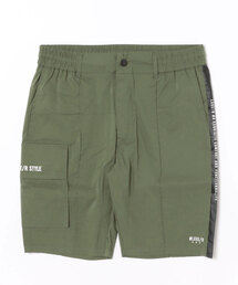 LUXE R GOLF（ラグジュ ゴルフ）の「(RM)【LUXE R GOLF】ストレッチ クロス サイドロゴ ショート ピンタック パンツ（チノパンツ）」