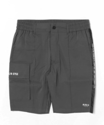 LUXE R GOLF（ラグジュ ゴルフ）の「(RM)【LUXE R GOLF】ストレッチ クロス サイドロゴ ショート ピンタック パンツ（チノパンツ）」