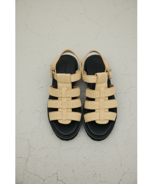 STYLEMIXER（スタイルミキサー）の「クロシェチャンキーソールサンダル（サンダル・レディース・ベージュ・SMALL/MEDIUM/LARGE）」の3枚目の写真