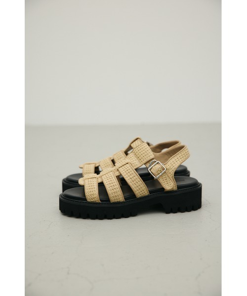 STYLEMIXER（スタイルミキサー）の「クロシェチャンキーソールサンダル（サンダル・レディース・ベージュ・SMALL/MEDIUM/LARGE）」の5枚目の写真