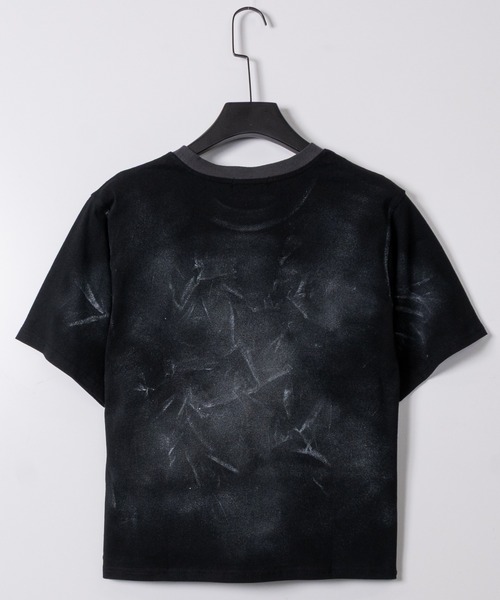 JOHN'S CLOSET(ジョンズクローゼット)の「【13】トライバルデザイン ペイントTシャツ/Y2K(Tシャツ/カットソー・メンズ・ワインレッド/ベージュ/ブラック・LARGE/MEDIUM)」の10枚目の写真