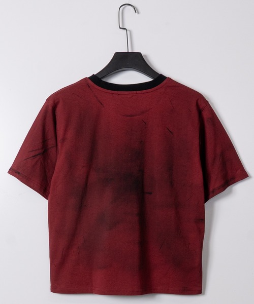 JOHN'S CLOSET(ジョンズクローゼット)の「【13】トライバルデザイン ペイントTシャツ/Y2K(Tシャツ/カットソー・メンズ・ワインレッド/ベージュ/ブラック・LARGE/MEDIUM)」の12枚目の写真