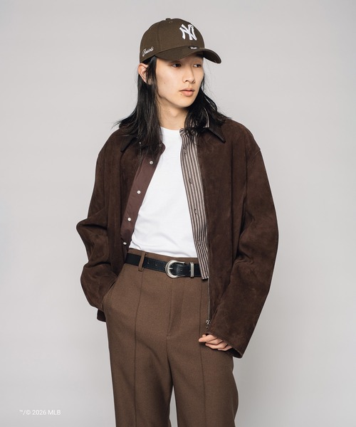BASICKS(ベイシックス)の「【BASICKS/ベーシックス】 Newera Yankees Cap BROWN/ニューエラヤンキースキャップブラウン(キャップ・レディース・ブラウン・FREE)」の2枚目の写真