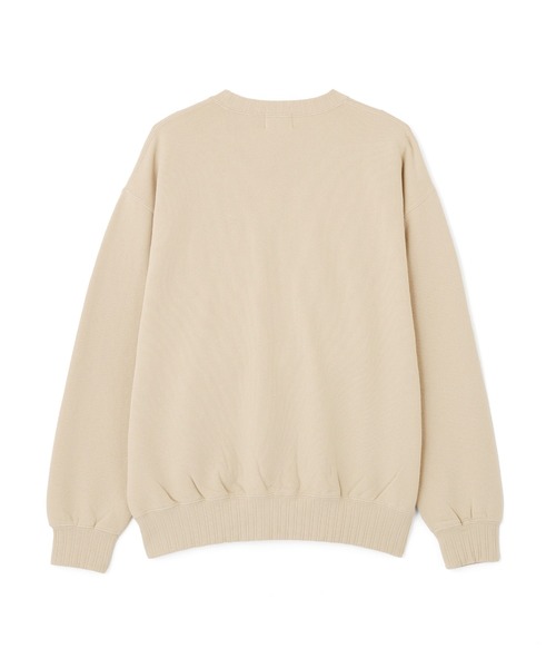 Schott(ショット)の「Schott/ショット/CREW SWEAT RIB STITCH EAGLE/クルー スウェット リブステッチ イーグル(スウェット・メンズ・ダークグリーン/ベージュ/ブラック・M/2XL/XL/L)」の7枚目の写真