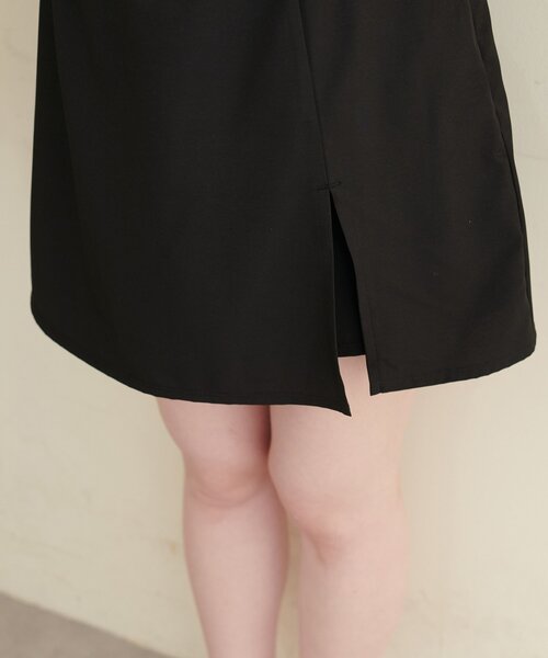 natural couture（ナチュラルクチュール）の「【水着】ファスナー付きキュロット（水着・レディース・ブラック/ホワイト系その他・LARGE/MEDIUM）」の14枚目の写真