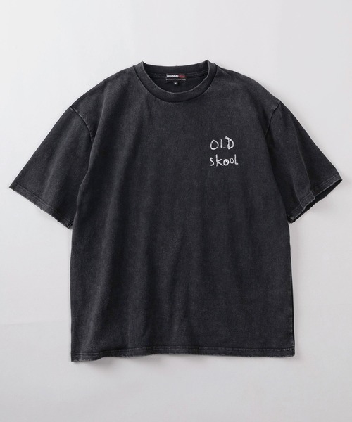 BRANDALISED(ブランダライズド)の「【70】【BRANDALISED/ブランダライズド】バンクシーアートグラフィック スノーウォッシュ バックプリント クルーネックTシャツ(Tシャツ/カットソー・メンズ・ブラウン/アイボリー/ブラック・M/L)」の4枚目の写真