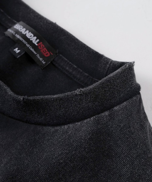 BRANDALISED(ブランダライズド)の「【70】【BRANDALISED/ブランダライズド】バンクシーアートグラフィック スノーウォッシュ バックプリント クルーネックTシャツ(Tシャツ/カットソー・メンズ・ブラウン/アイボリー/ブラック・M/L)」の9枚目の写真