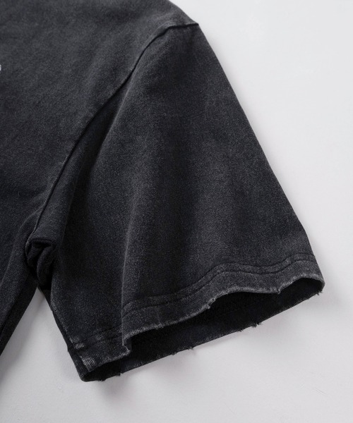 BRANDALISED(ブランダライズド)の「【70】【BRANDALISED/ブランダライズド】バンクシーアートグラフィック スノーウォッシュ バックプリント クルーネックTシャツ(Tシャツ/カットソー・メンズ・ブラウン/アイボリー/ブラック・M/L)」の11枚目の写真